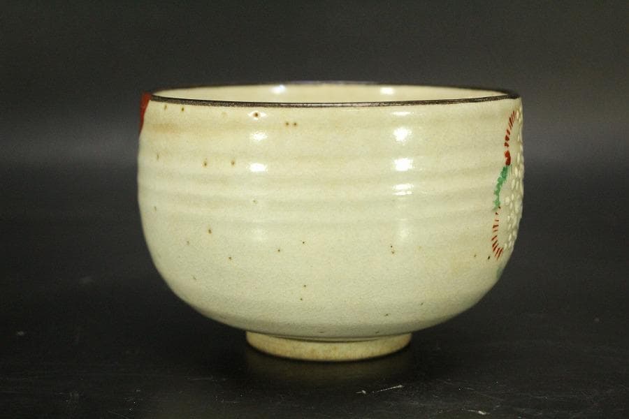 茶道具 京焼 雲錦茶碗 小碗 時代物(LC727)