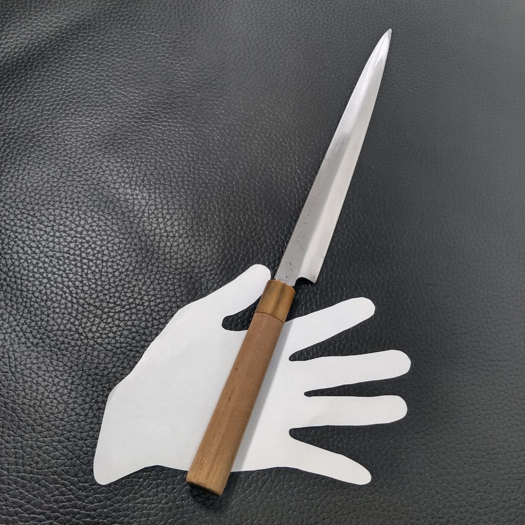 堺泉州 源菊虎 刺身包丁 柳刃包丁 極上 右利き用 全長430