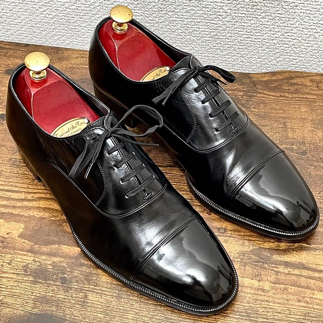 良品✨️【Marelli】マレリー ストレートチップ ブラック 25.5EE 革靴