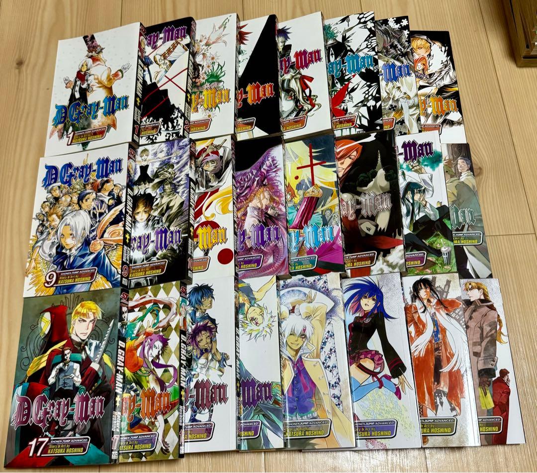 D.Gray-man 英語版　漫画　English Manga Volumes 1-12 D. Gray Man Manga (English Language),3 Single Vol