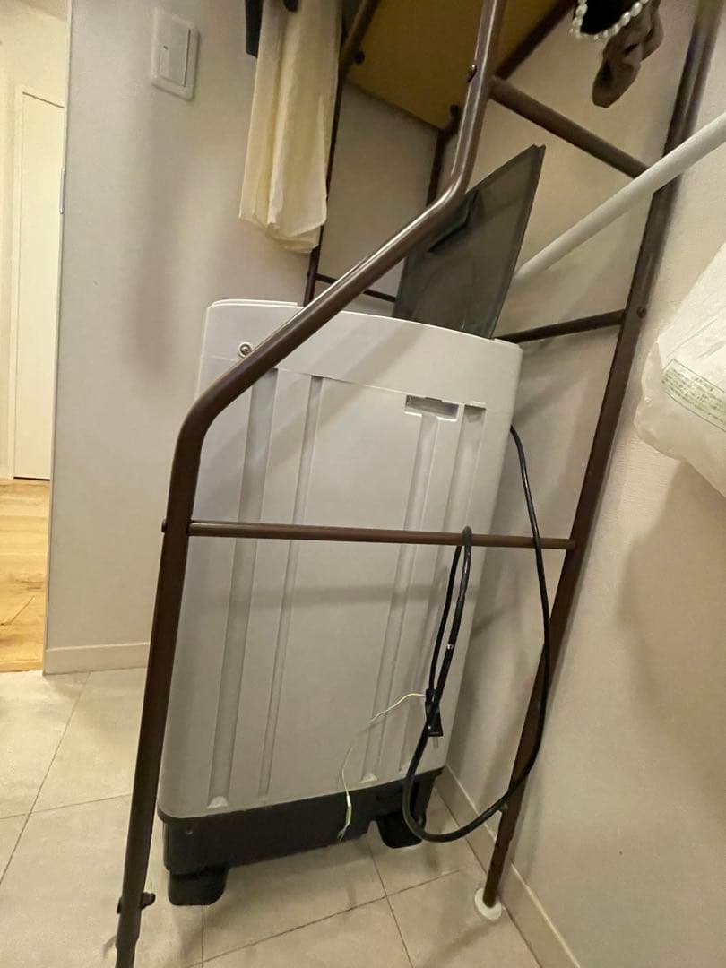 洗濯機 2台目　小さい　縦型 全自動　4.5kg コンパクト