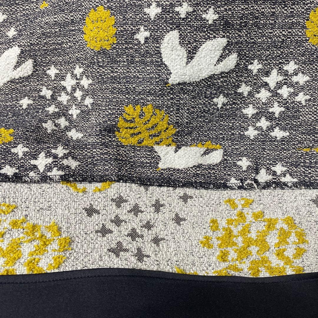 新品♪haupia 北欧カモメとまつぼっくり ジャガード ワンピース