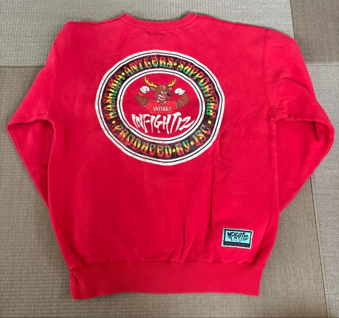 90s 鹿島アントラーズ IN FIGHT スウェット インファイト - メルカリ