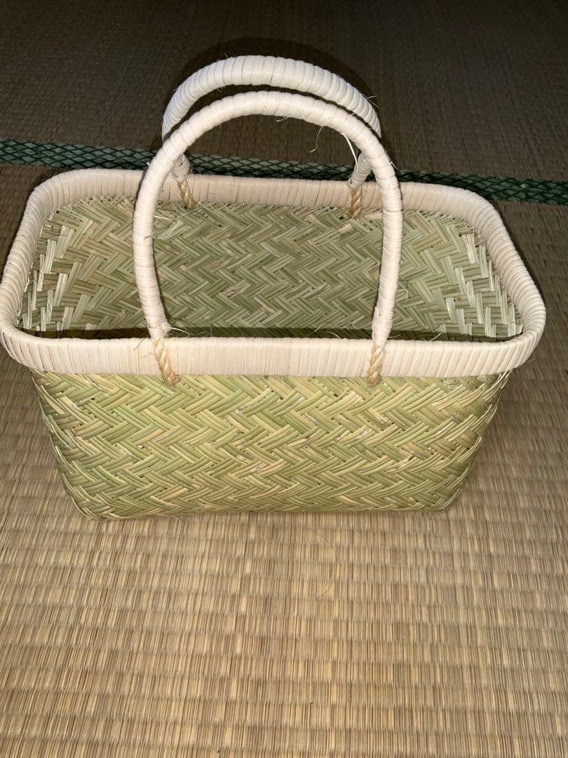 鳥越竹細工 市場かご エコバッグ ミニサイズ 一尺 新品の通販はau PAY