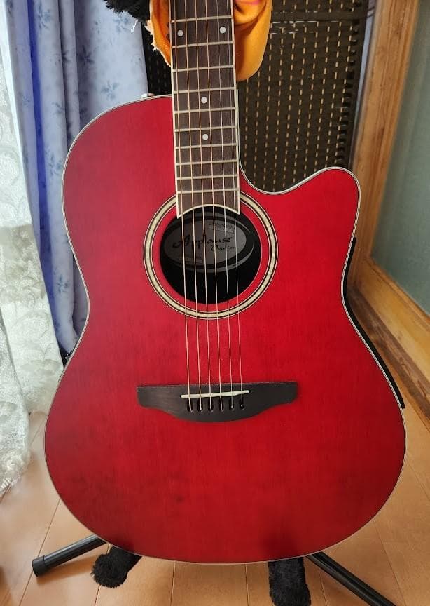 Applause AB24-2S 美品 大幅値下げ Amazon | Applause by Ovation Standard AB24II-RR Mid Depth Ruby Red