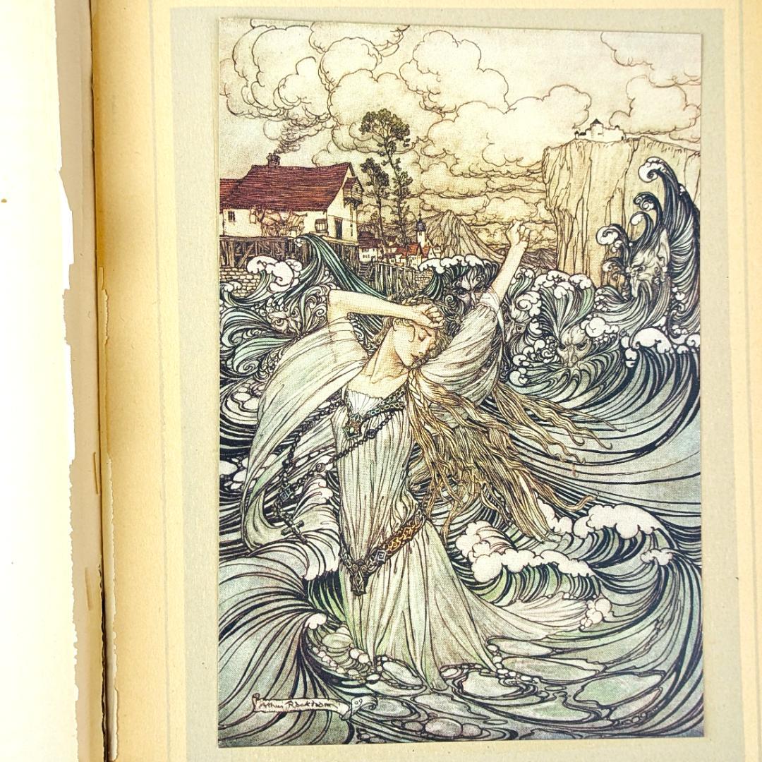 希少な初版 アーサー・ラッカム挿画本『ウンディーネ』1909年 全図15枚