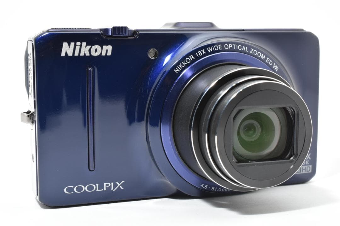 《 美品 》 ニコン　Nikon COOLPIX S9300 ブルー 動作確認済