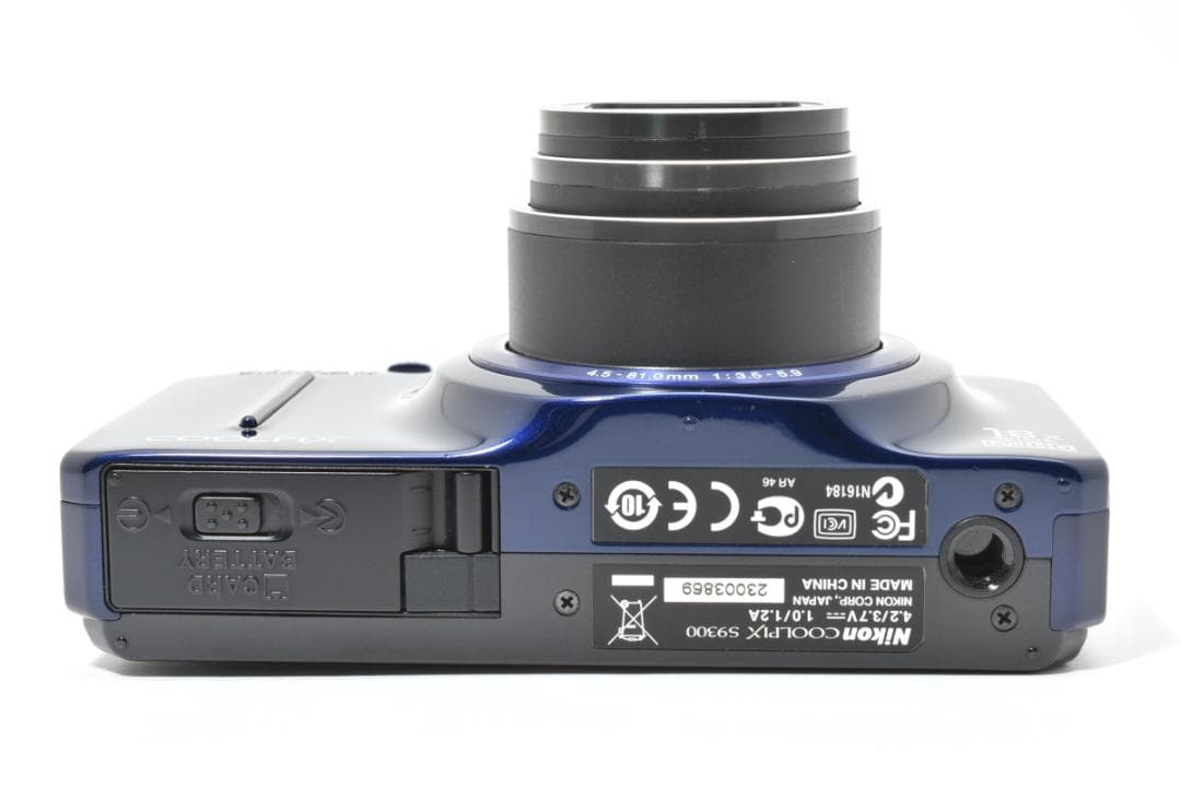 《 美品 》 ニコン　Nikon COOLPIX S9300 ブルー 動作確認済