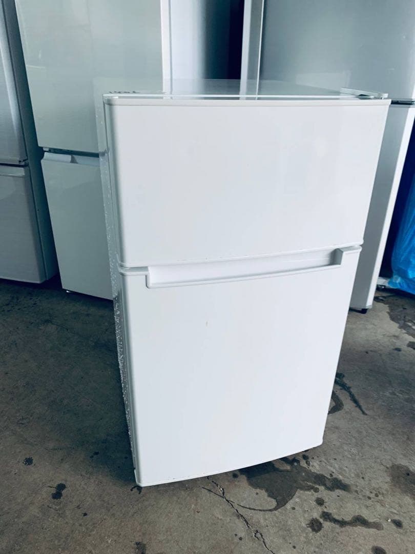 ✅TAGlabel冷凍冷蔵庫✅ ✅AT-RF85B✅送料設置無料 冷蔵庫 ホワイト AT-RF85B-WH [85L /2ドア /右開きタイプ] 【お届け