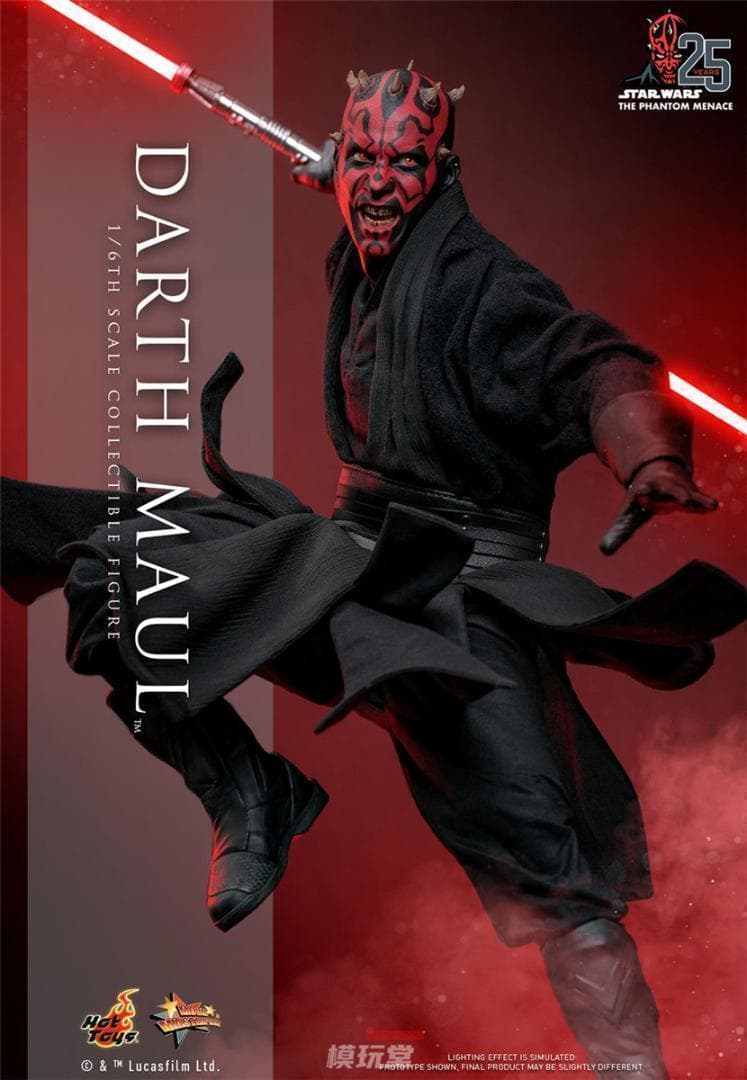 ホットトイズ 1/6 スター・ウォーズ ダース・モール（2.0版） MMS748 ホットトイズ 1/6 スター・ウォーズ エピソード1 ダース・モール（2.0