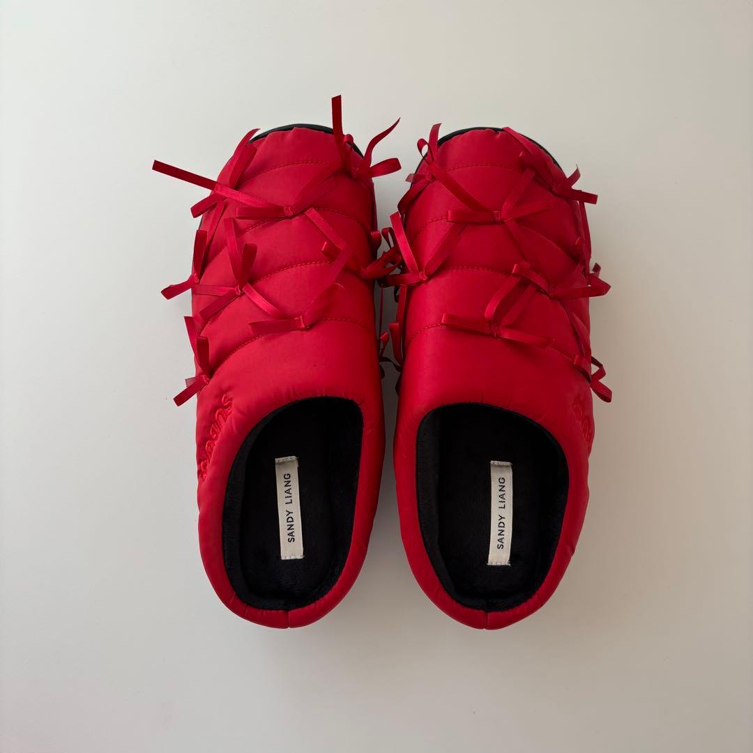 【新品未使用】SUBU× SANDY LIANG / red / size: 0 SUBU x SANDY LIANG SLIPPERS IN RED – SUBU ONLINE STORE