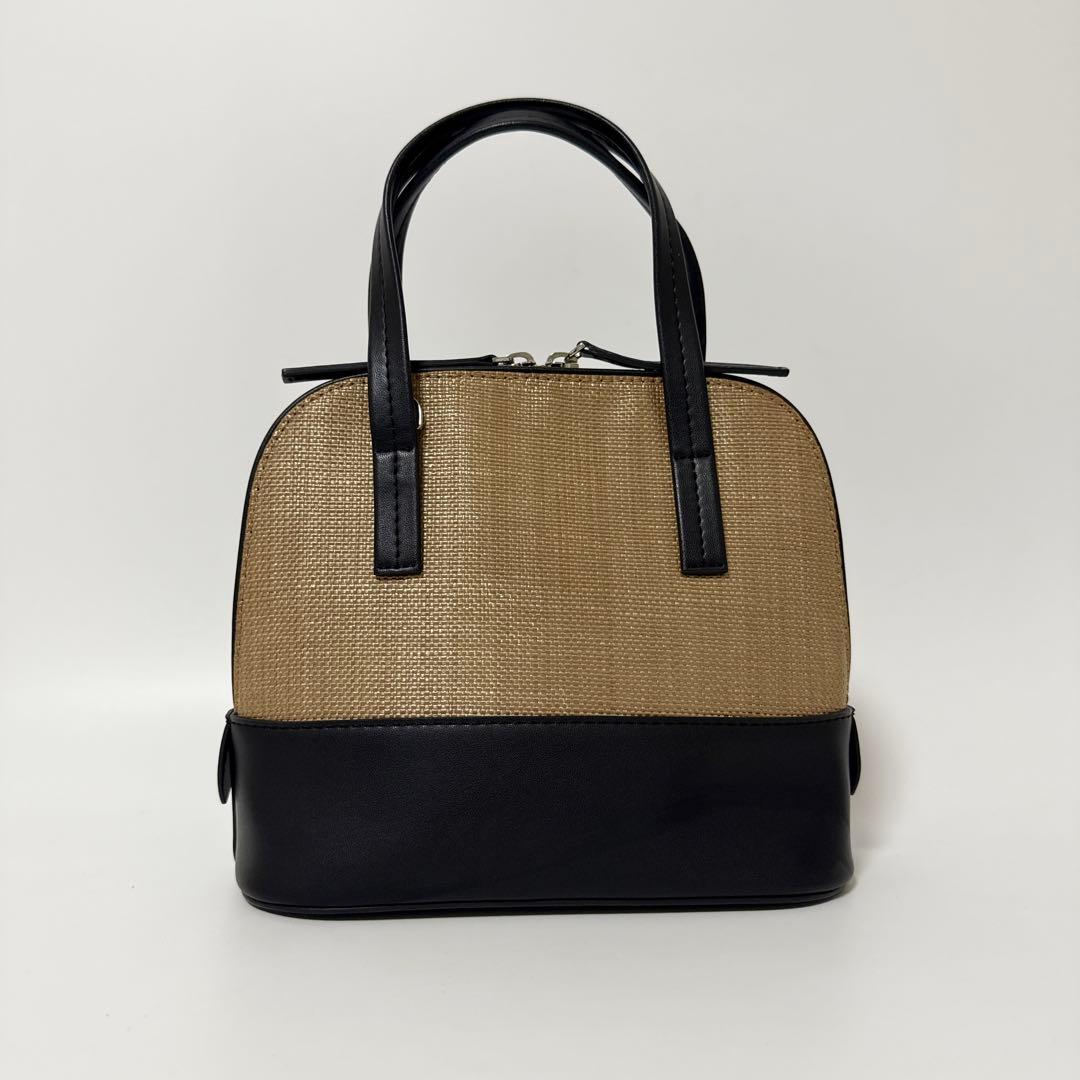 24時間以内発送】VASIC ラフィア トートバッグ ショルダーバッグ