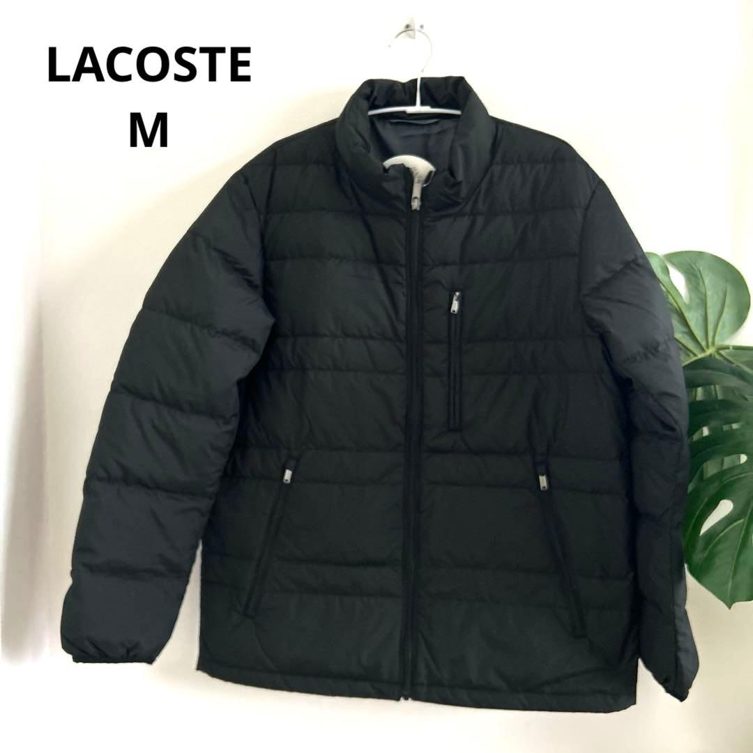 新品！【ラコステ】ダウンジャケット　M 黒　ブラック　破水加工　アウター ラコステ LACOSTE 耐水透湿ダウンジャケット（ブラック） -靴