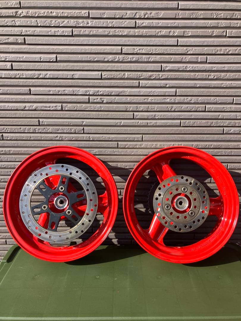nsr50 3本スポークホイール NSR50 3本スポークホイール リア 塗装品 - メルカリ