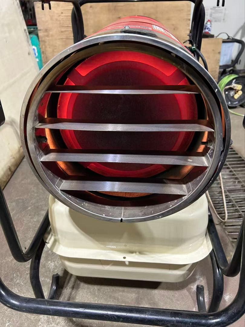 静岡製機 ホットガン HG125NⅡ 熱風ブロワー ストーブ (B881)