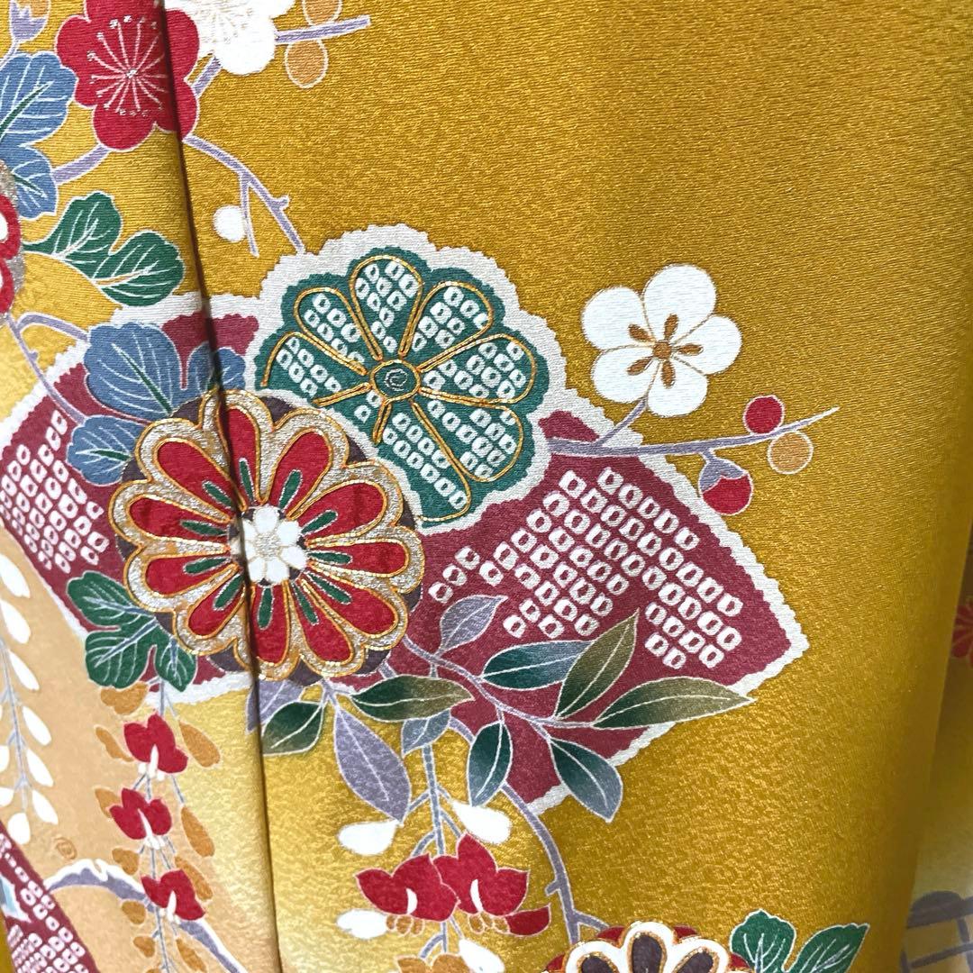 振袖フルセット 手描き友禅 成人式振袖 振袖 裄丈71 - メルカリ