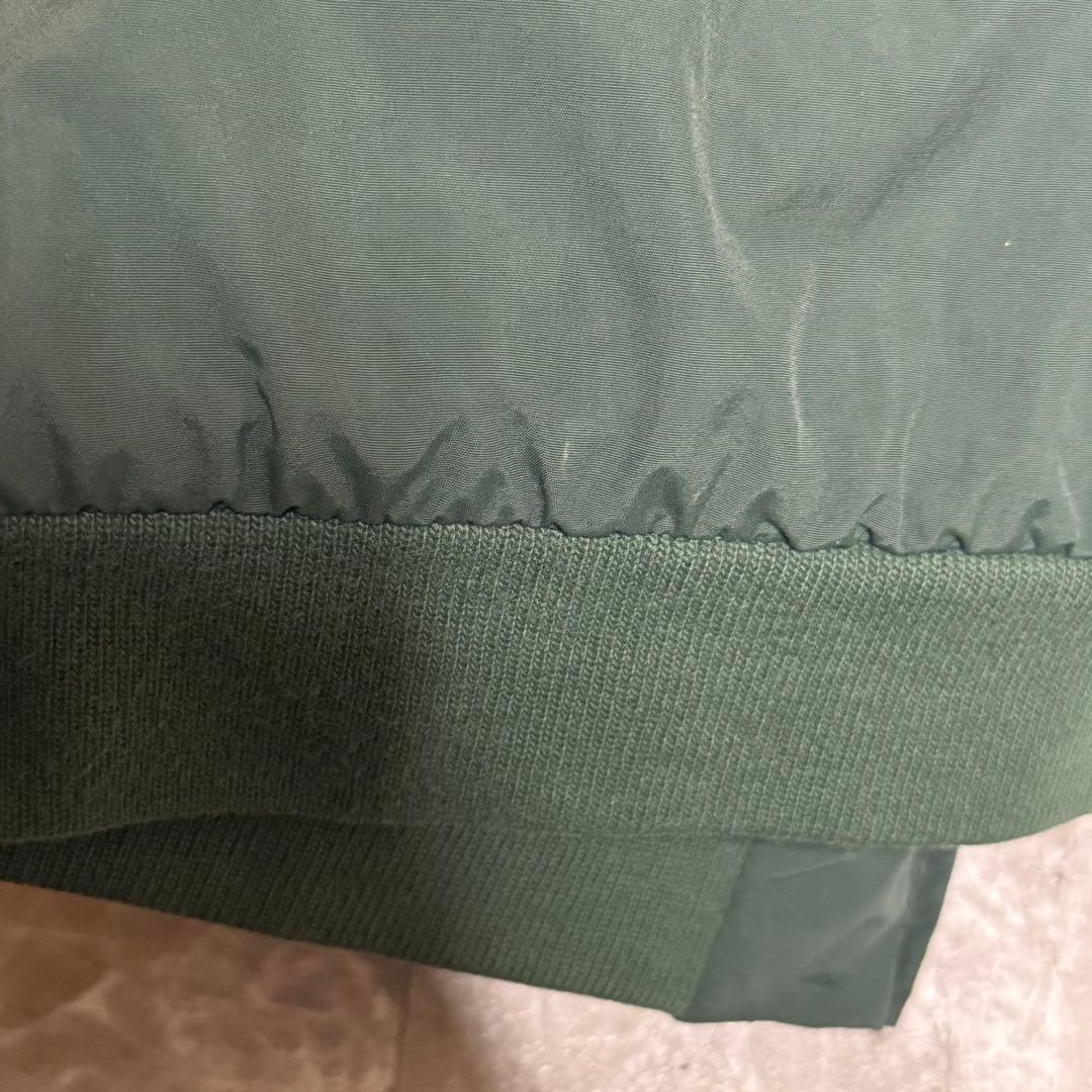 L.L.Bean ウォームアップジャケット　ナイロンフリース　ロゴ刺繍