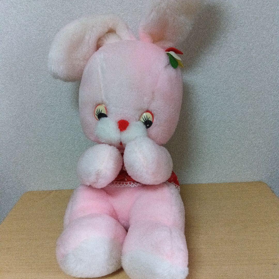 超レトロ○昭和レトロ 三英トイ ウサギのぬいぐるみ 2点セット - メルカリ