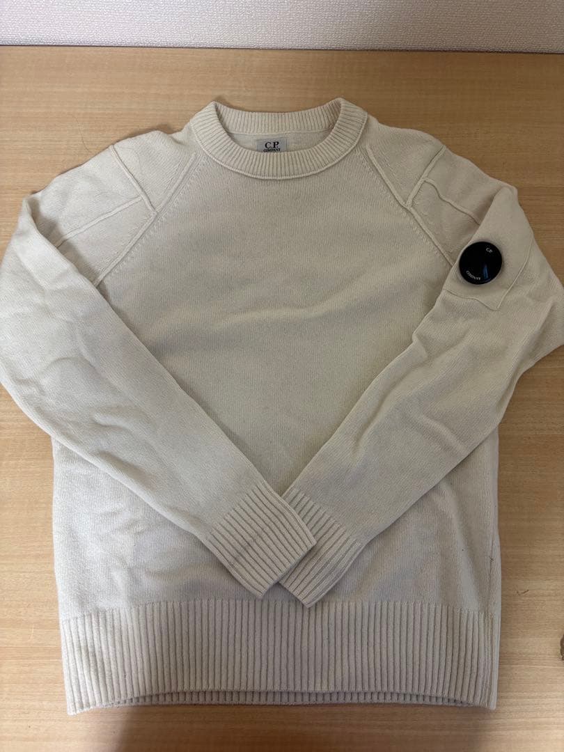 C.P.COMPANYクルーネック ウールニット セーター 46 C.P.COMPANY シーピーカンパニー / コットン100% クルーネックニット