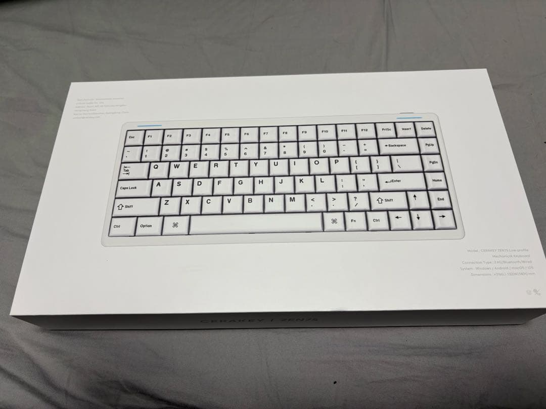 Cerakey ZEN75 Classic ロープロファイルキーボード - メルカリ