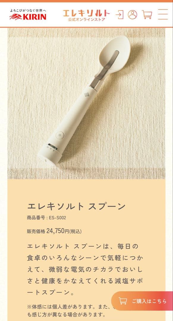 《新品未開封》エレキソルトスプーン