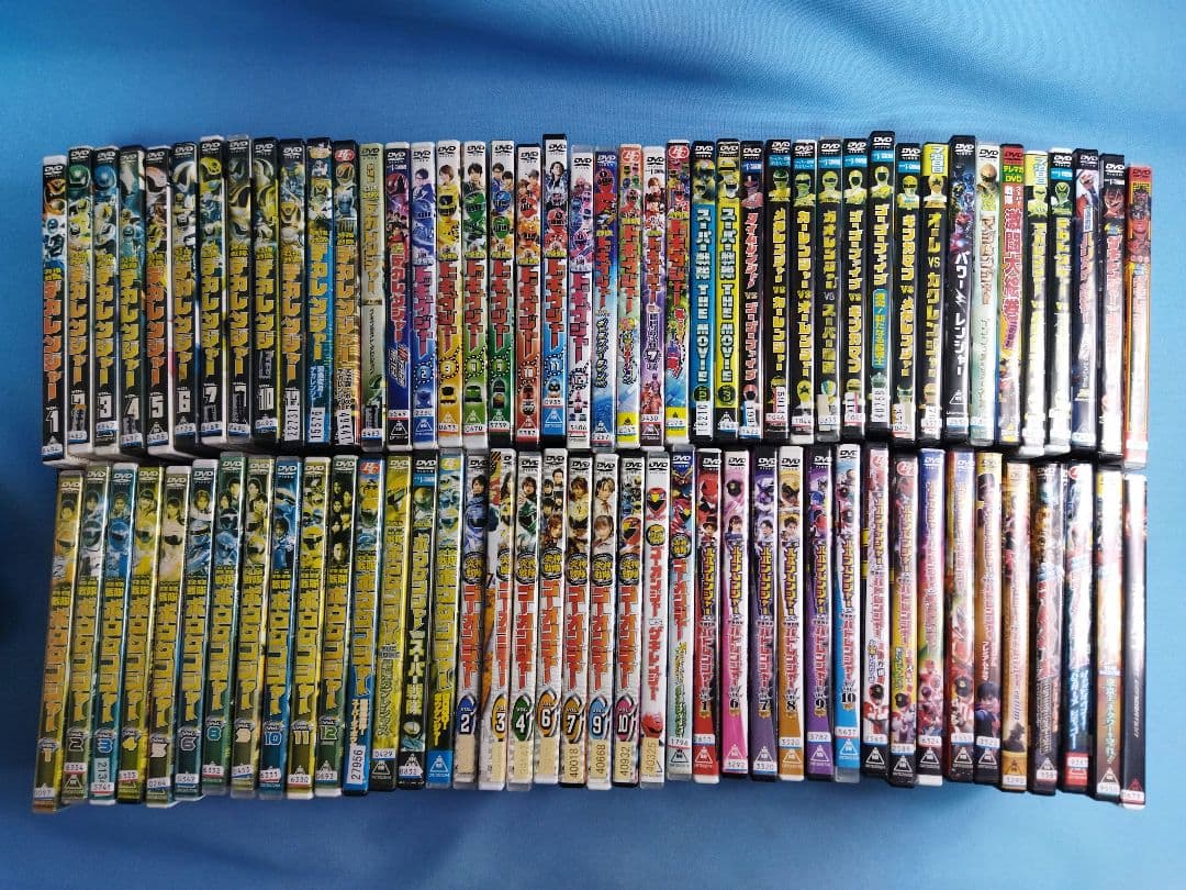戦隊もの レンタルアップ DVD 83点 まとめ大量セット - メルカリ