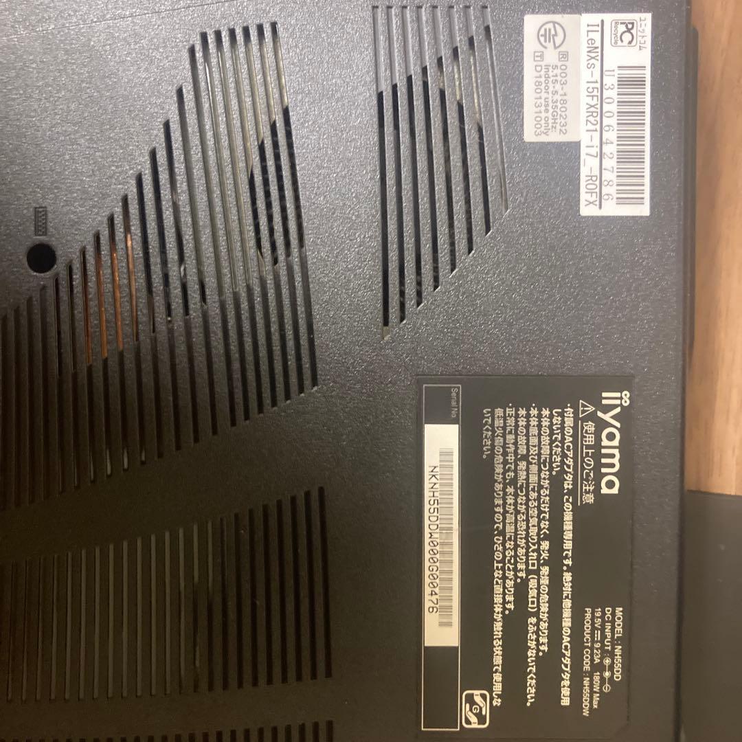 Mouse LEVEL ゲーミングノートパソコンi7第6世代 750GB Mouse LEVEL