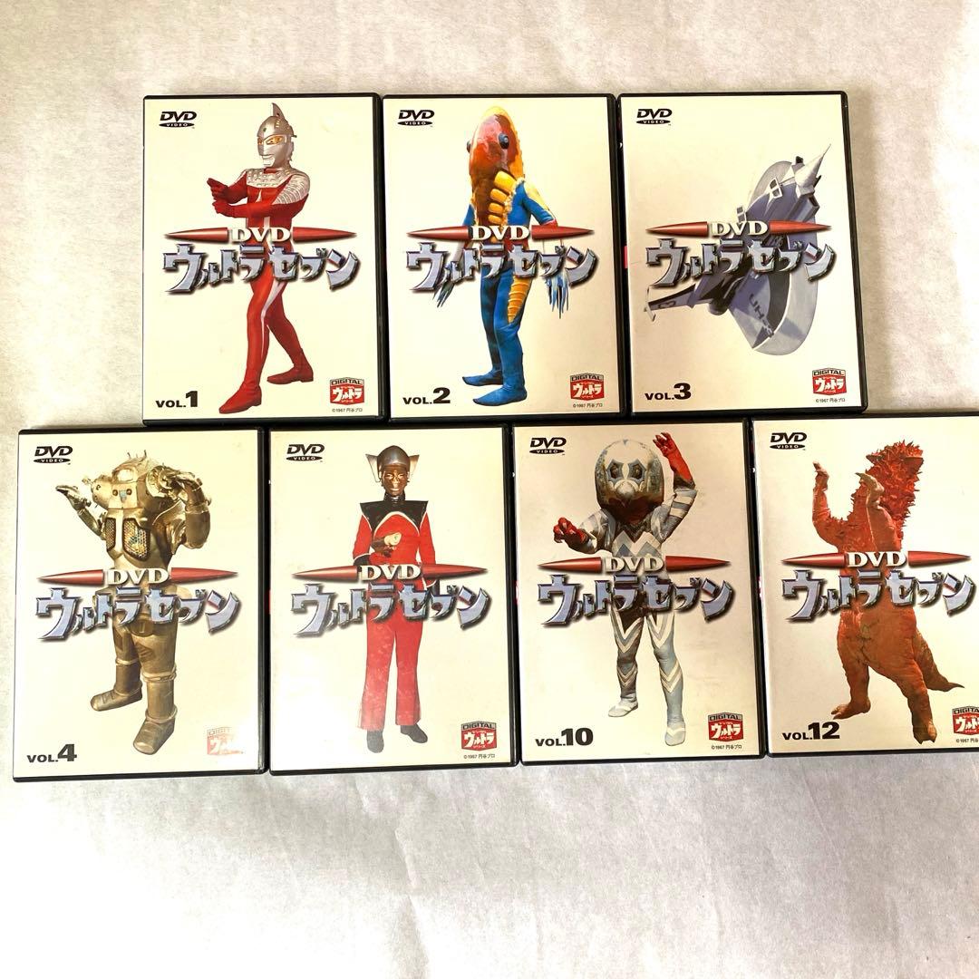 DVDウルトラセブン VOL.1 、2、3、4、6、10、12の7巻セット - メルカリ