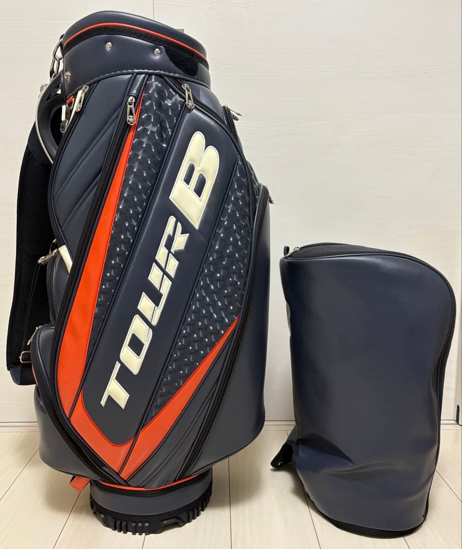 ブリヂストン TOUR B CBG910-NA 9.5型キャディーバッグ - ゴルフバッグ