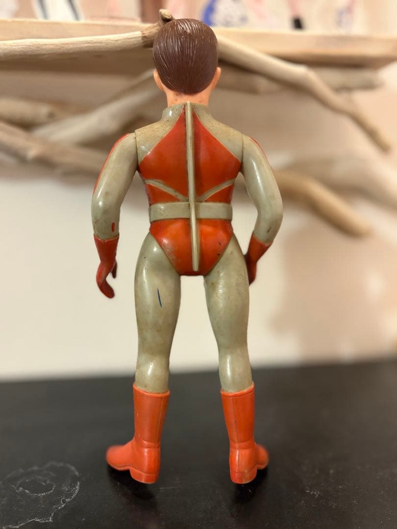 当時物 ブルマァク ウルトラの父 マルサン ヴィンテージ 面取れソフビ