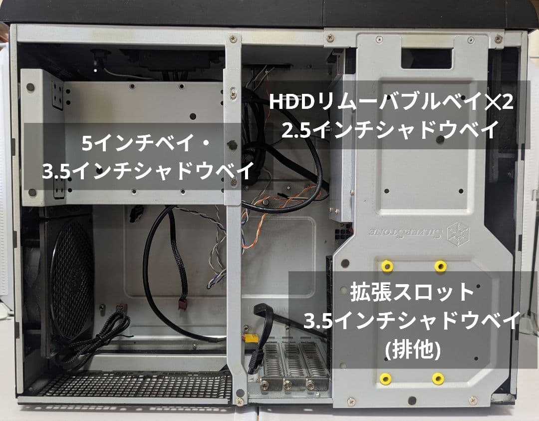 PCケース・GD06B／電源・剛力短2／BDD・BH12NS30 3点セット - PC
