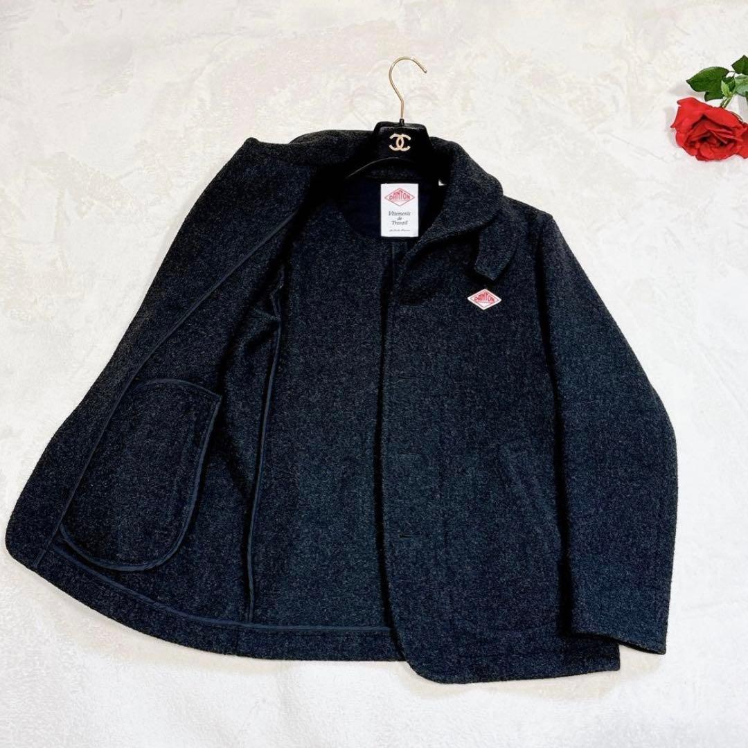 danton ピーコート ダークグレー 38 ウールモッサ - メルカリ