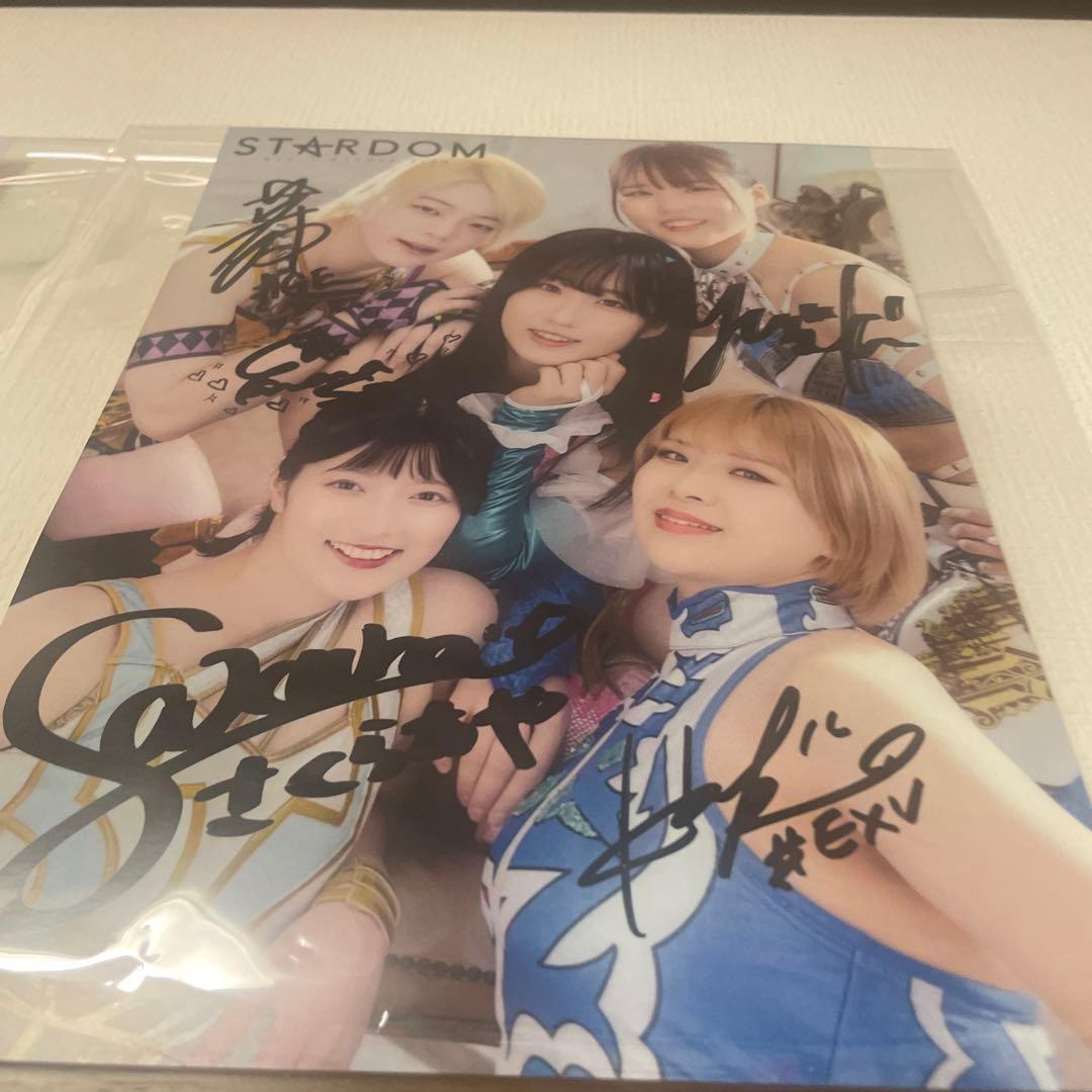 STARDOM サイン入りポストカード - メルカリ