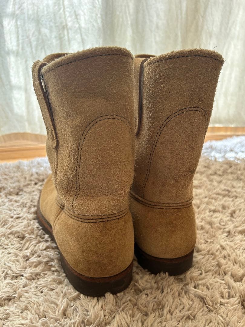 羽タグ RED WING レッドウィング スエード ペコスブーツ 6E - メルカリ