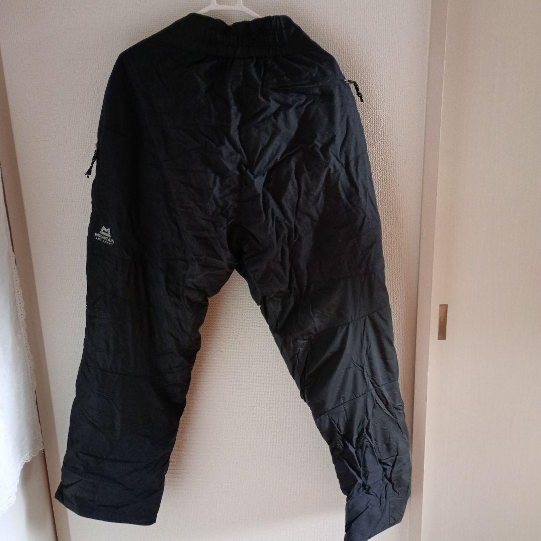 マウンテンイクイップメント☆ダウンパンツ☆ブラック☆サスペンダー