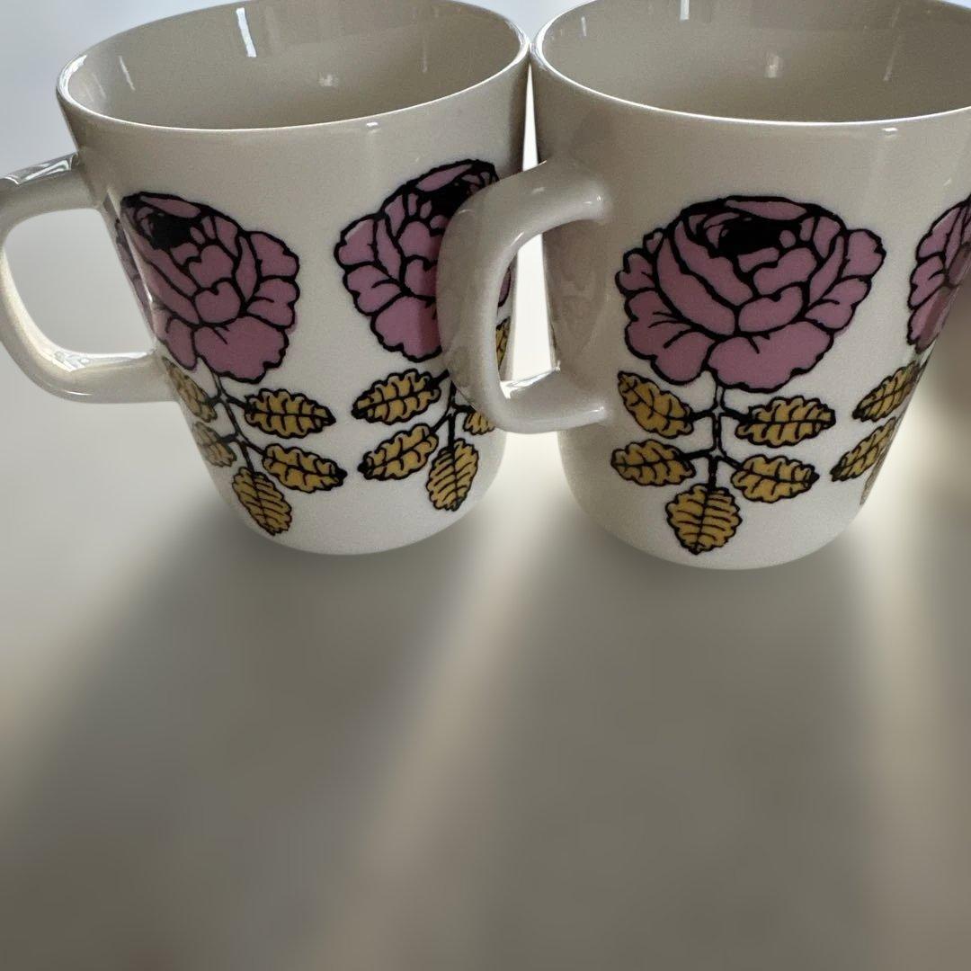 Marimekko マリメッコ マグカップ ヴィヒキルース 廃盤4個セット