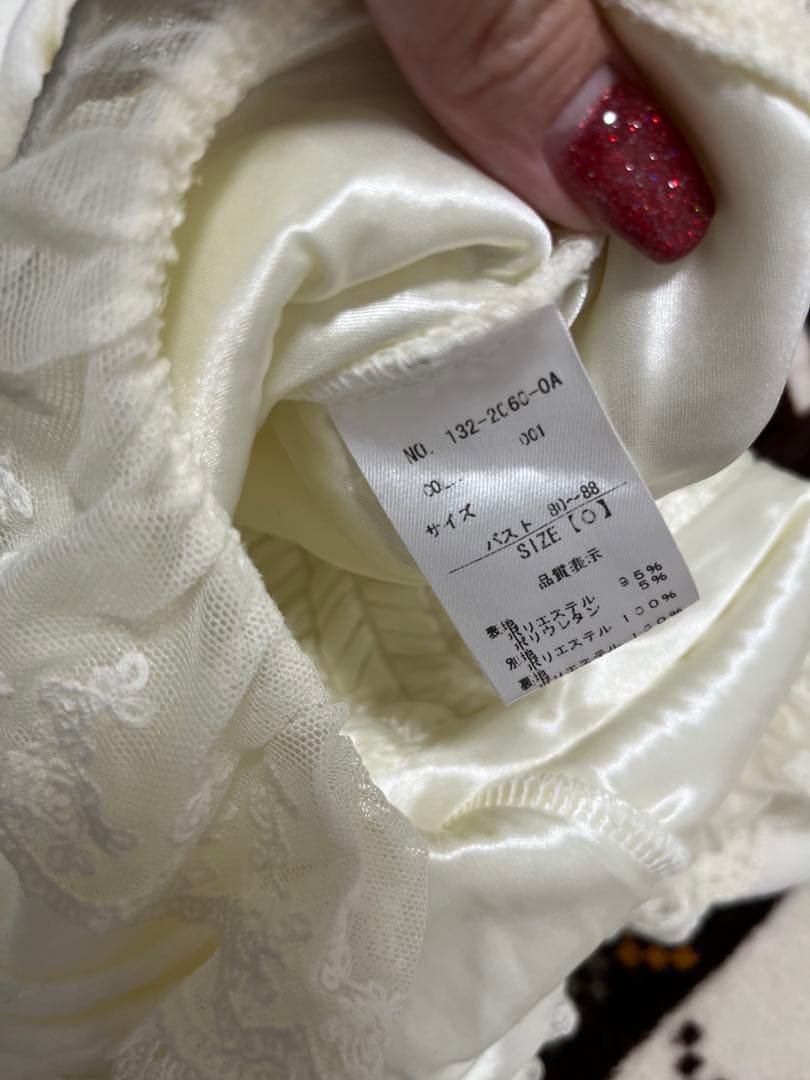LIZ LISA リズリサ リボントップス レース ホワイト オフホワイト系