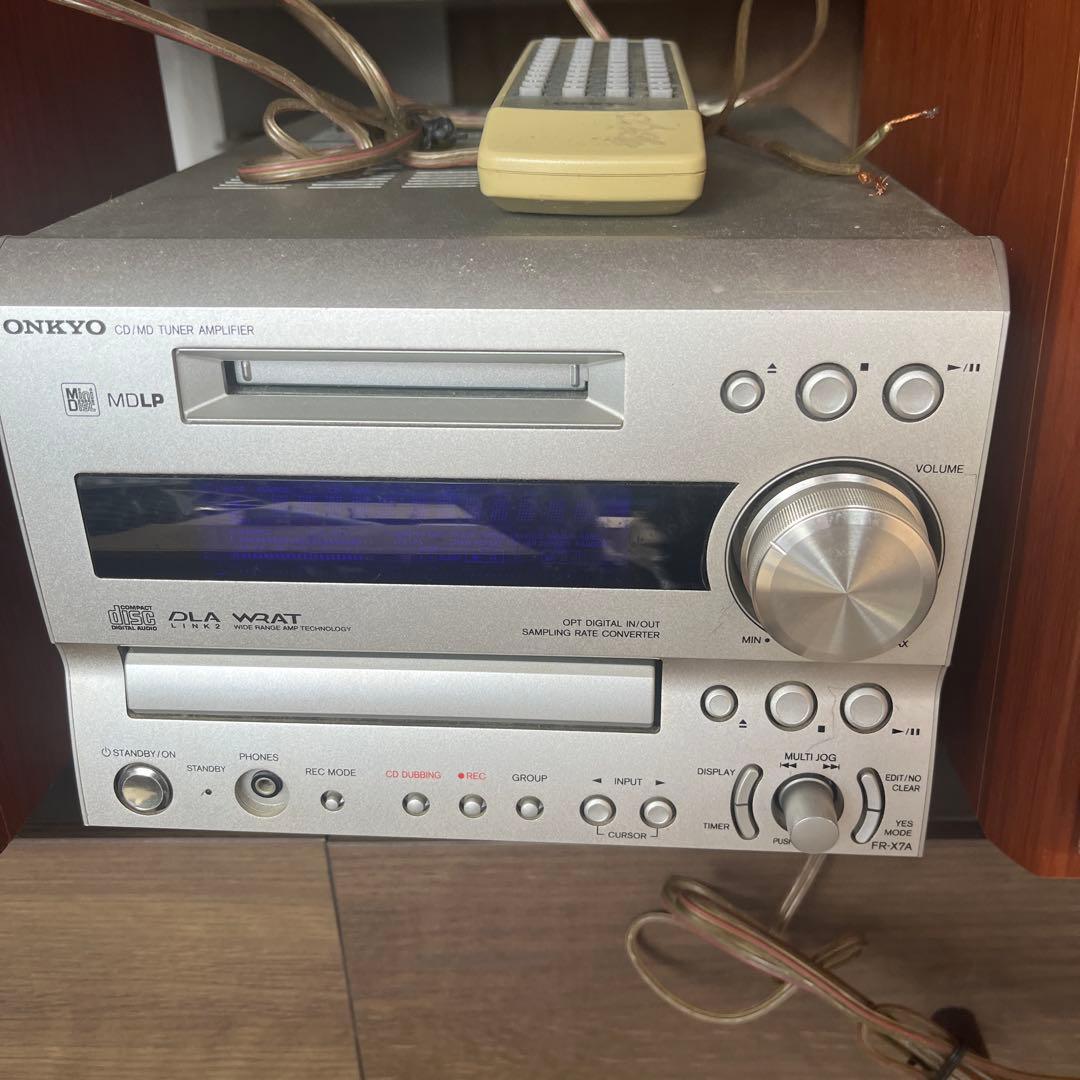 ONKYO CD/MDコンポ FR-X7A - メルカリ