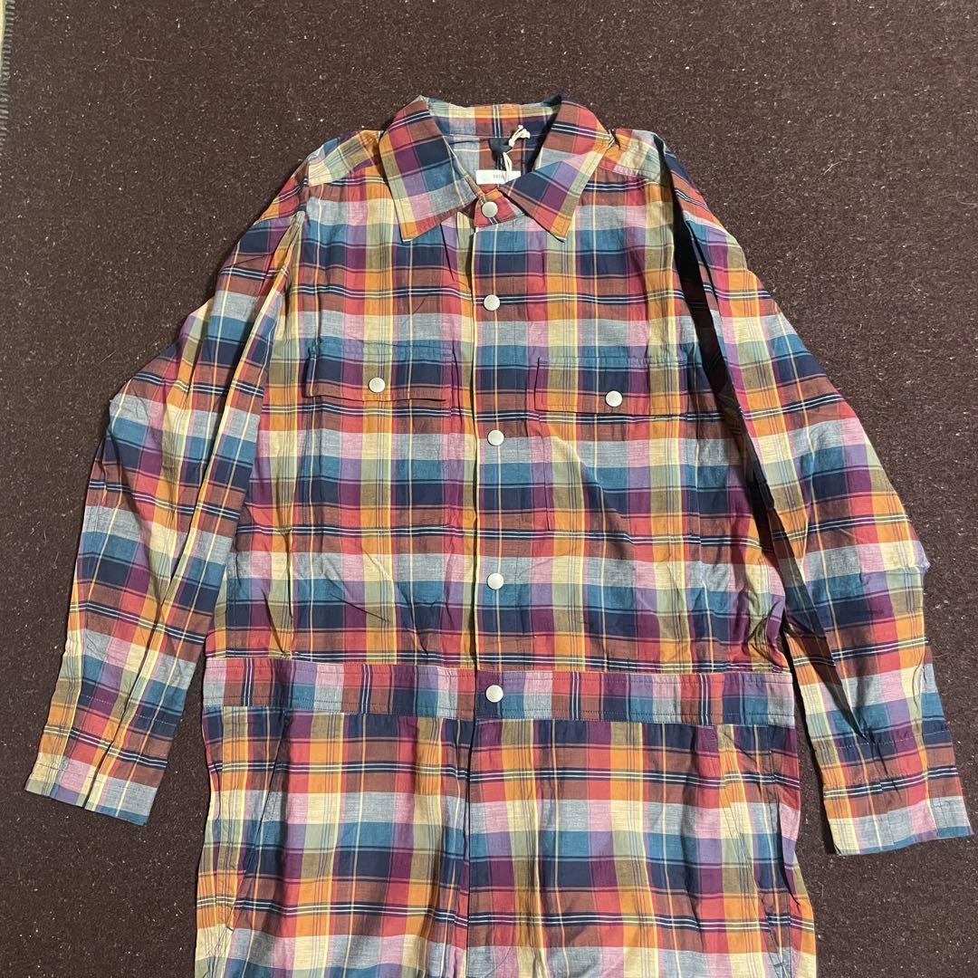 新品 ts(s)×Suicoke オールインワン M つなぎ マドラスチェック - メルカリ