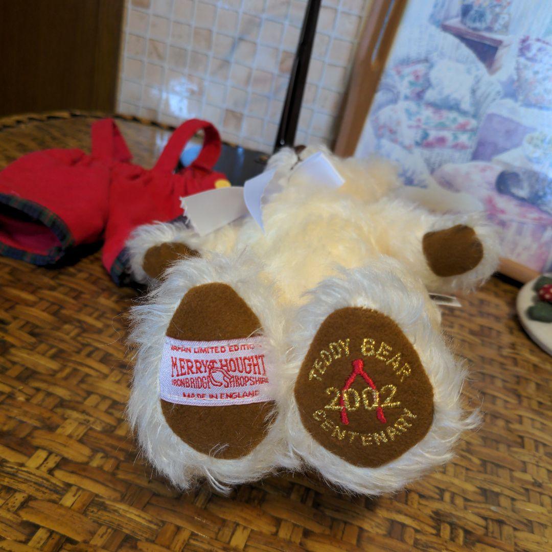 イギリス・メリーソート社2002年・テディベア 白くま アイボリー系