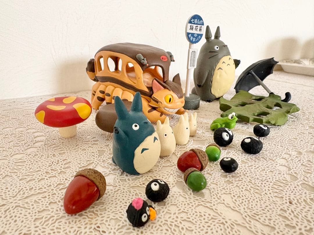 となりのトトロ フィギュア ジブリ 猫バス ねこバス 宮崎駿 まっくろ