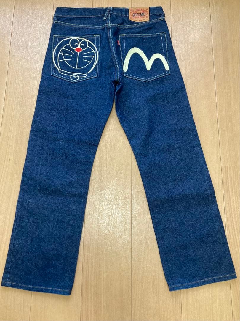 エビス ドラえもん 刺繍デニムパンツ LOT 2008 SIZE 32×34 - メルカリ