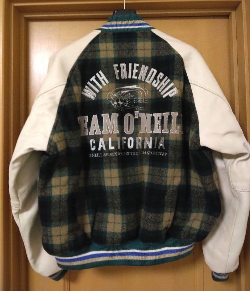 オニール 90s ビンテージ O'NEILL レザー スタジャン オールドサーフ