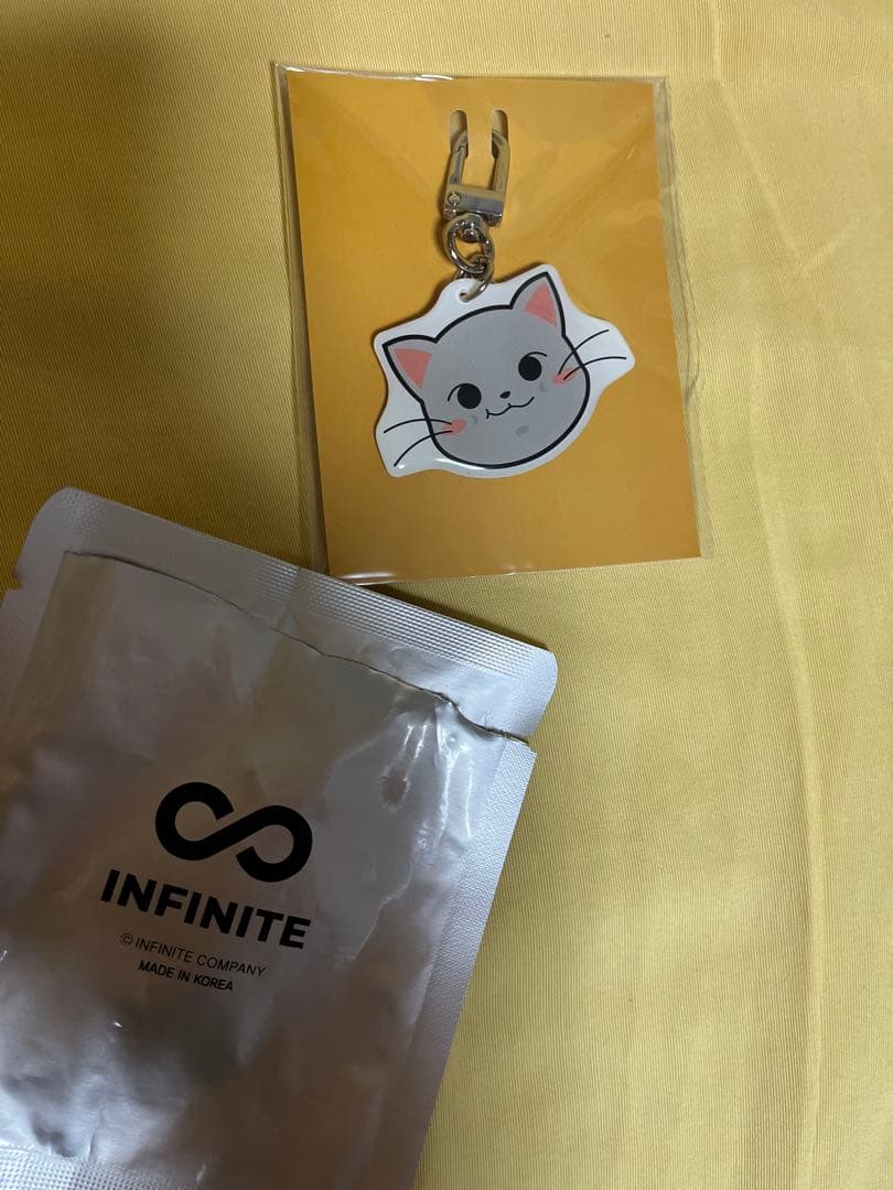 【お値下げ】INFINITE COMEBACK AGAIN キーリング ミョンス 韓国人気グループ「INFINITE」のL (キム・ミョンス)、Debut Single