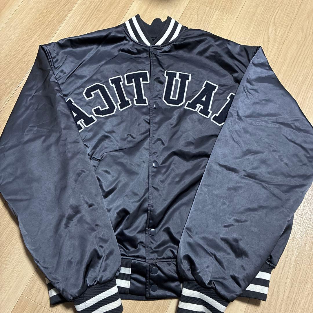 nautica 黒 スタジャン　なごみ nautica 黒 スタジャン なごみ スタジャンを使った「nautica」のメンズ