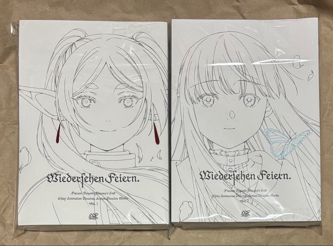 葬送のフリーレン 仕事集 原画集 Vol.1 Vol.2 セット 葬送のフリーレン