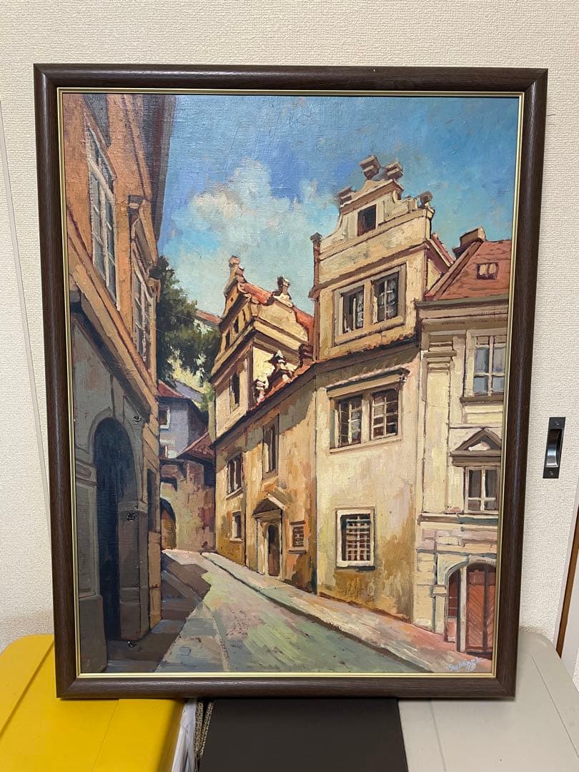 【処分特価】Richard Taubenek/リチャードタウベネク/油彩画/風景 処分特価】Richard Taubenek/リチャードタウベネク/油彩画/風景 処分