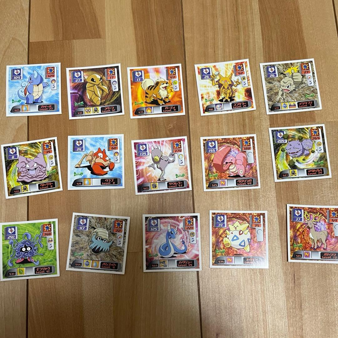 最強シール列伝【弐千】 15枚まとめ売り ポケモンシール - メルカリ