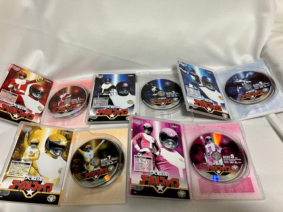 大戦隊ゴーグルファイブ DVD 全巻 全5巻 戦隊 特撮 - メルカリ