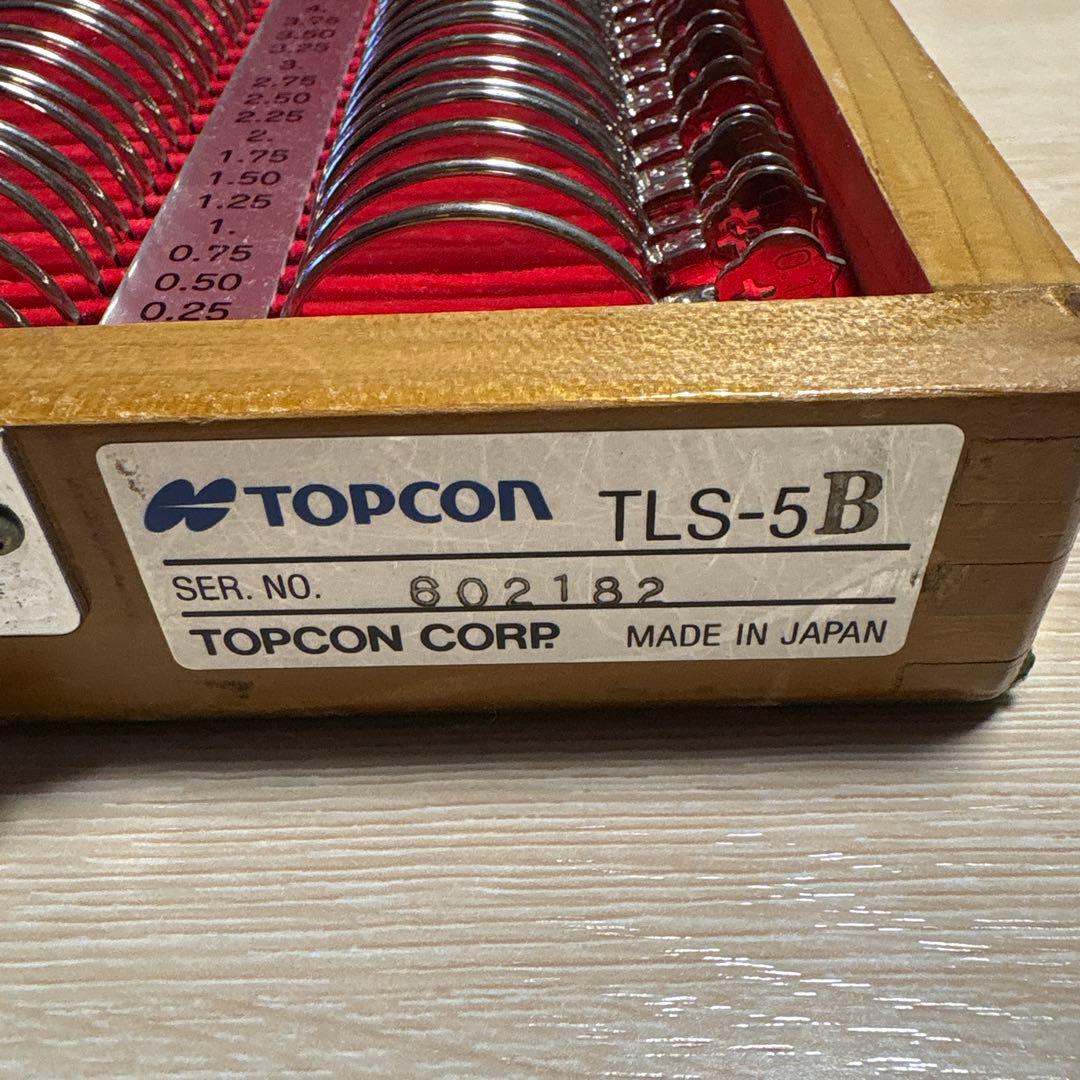 検眼レンズ ・テストレンズセット・視力検査 ・測定 TOPCON TLS-5B
